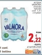 Conad City Valmora acqua offerta