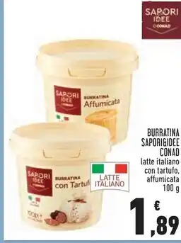 Conad Superstore Conad burratina latte italiano offerta