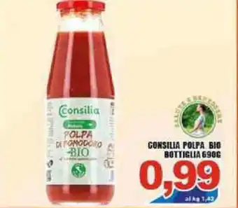 Sacoph Consilia Polpa Bio Bottiglia 690g offerta