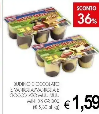 Crai Cameo Muu Muu Mini Cioccolato 300 G(ml) offerta