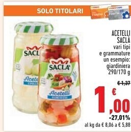Conad Superstore Saclà acetelli offerta
