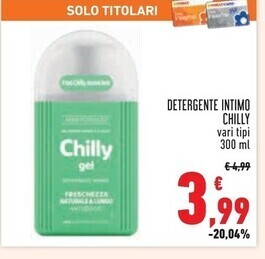 Conad Superstore Chilly detergente intimo offerta