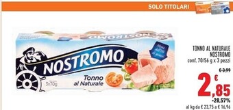 Conad Superstore Nostromo tonno al naturale offerta