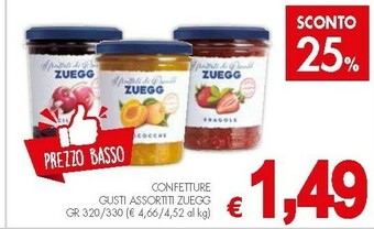 Crai Zuegg Marmellata offerta