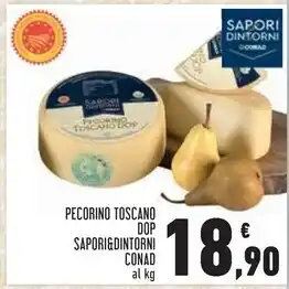 Conad Superstore Conad pecorino toscano dop offerta