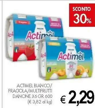 Crai Danone Bianco Actimel 600 G(ml) offerta