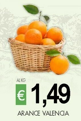 Crai Arance Valencia offerta