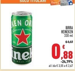 Conad Superstore Heineken birra offerta