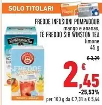 Conad Pompadour fredde infusioni offerta