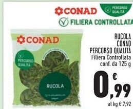 Conad Conad rucola offerta