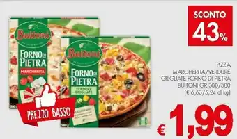 Crai Buitoni Pizza Margherita/verdure offerta