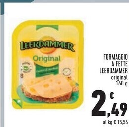 Conad Superstore Leerdammer formaggio a fette offerta
