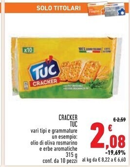 Conad Superstore Tuc cracker offerta