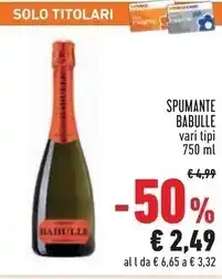 Babulle spumante