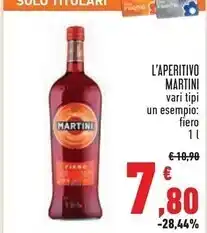 Conad Superstore Martini l'aperitivo fiero offerta