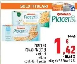 Conad Conad cracker offerta