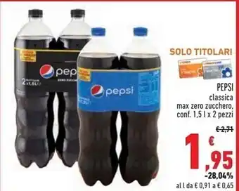Conad Superstore Pepsi classica offerta