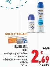 Conad Dove deodorante offerta