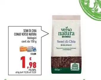 Conad Superstore Conad semi di chia verso natura offerta
