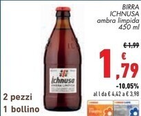 Conad Ichnusa birra offerta