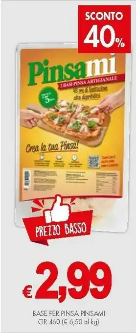 Pinsami Basi Pinsa Artigianale 460 G(ml)