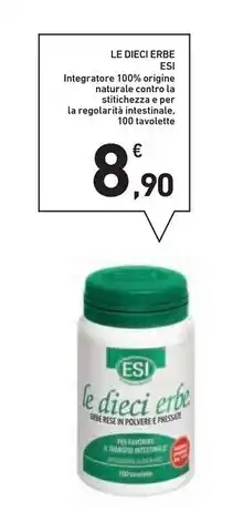 Conad Superstore Esi le dierci erbe offerta