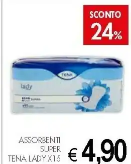 Crai Tena Lady Super Assorbenti 15 Pz offerta