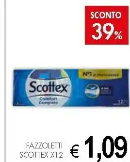 Crai Scottex Fazzoletti 12 Pz offerta