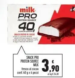 Conad Superstore Milk pro snack pro protein source offerta