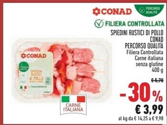 Conad Superstore Conad spiedini rustici di pollo percorso qualita offerta