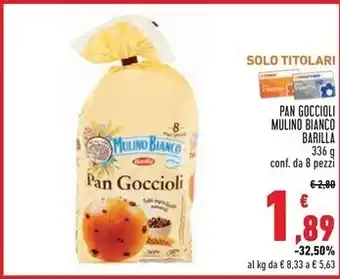 Mulino bianco pan goccioli