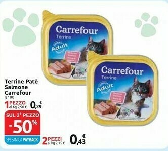 Carrefour Carrefour Terrine Pate Salmone offerta