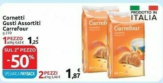 Carrefour Carrefour - Cornetto All'Albicocca 270 G(ml) offerta