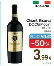 Carrefour Piccini Chianti DOCG 750 G(ml) offerta