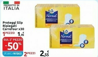 Carrefour Carrefour Proteggi Slip Ripiegati offerta