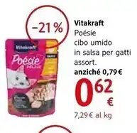 dm drogerie markt Vitakraft poésie cibo umido in salsa per gatti offerta