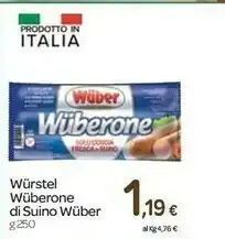 Carrefour Wuber One Di Puro Suino 250 G(ml) offerta
