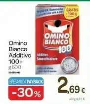 Carrefour Omino Bianco Additivo 100+ offerta