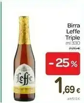 Carrefour Leffe - Triple 330 G(ml) offerta