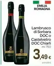 Carrefour Sorbara Chiarli Lmabrusco Di Doc offerta