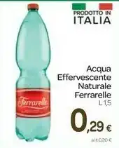 Carrefour Ferrarelle Acqua Minerale Effervescente Naturale offerta