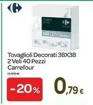 Carrefour Carrefour Tovaglioli Decorati offerta