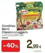 Berni Condiriso Classico O Leggero