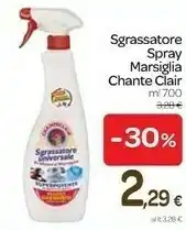 Chanteclair Sgrassatore Spray Marsiglia