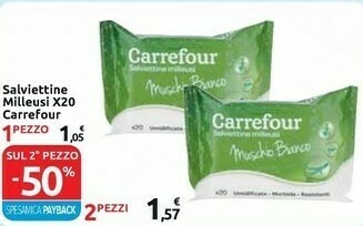 Carrefour Carrefour - Salviettine Milleusi offerta
