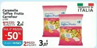 Carrefour Carrefour Caramelle Toffee Frutta offerta