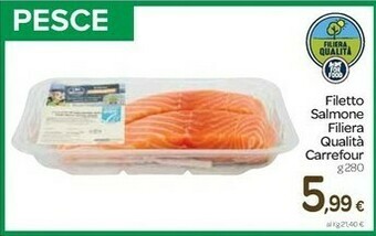 Carrefour Express Carrefour Filetto Salmone Filiera Qualità offerta