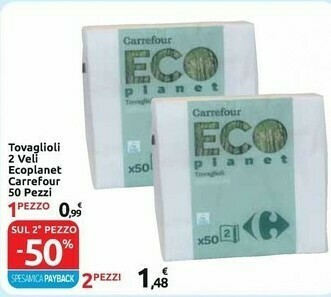 Carrefour Tovaglioli 2 Veli Ecoplanet