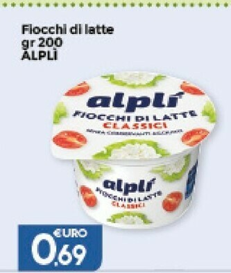 Colonial Sud Alplì Fiocchi Di Latte Classici 200 G(ml) offerta