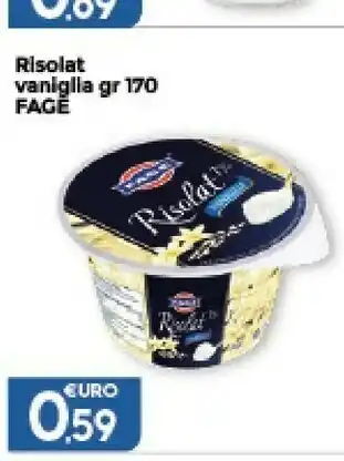 Fage Risolat 1% Vaniglia 170 G(ml)